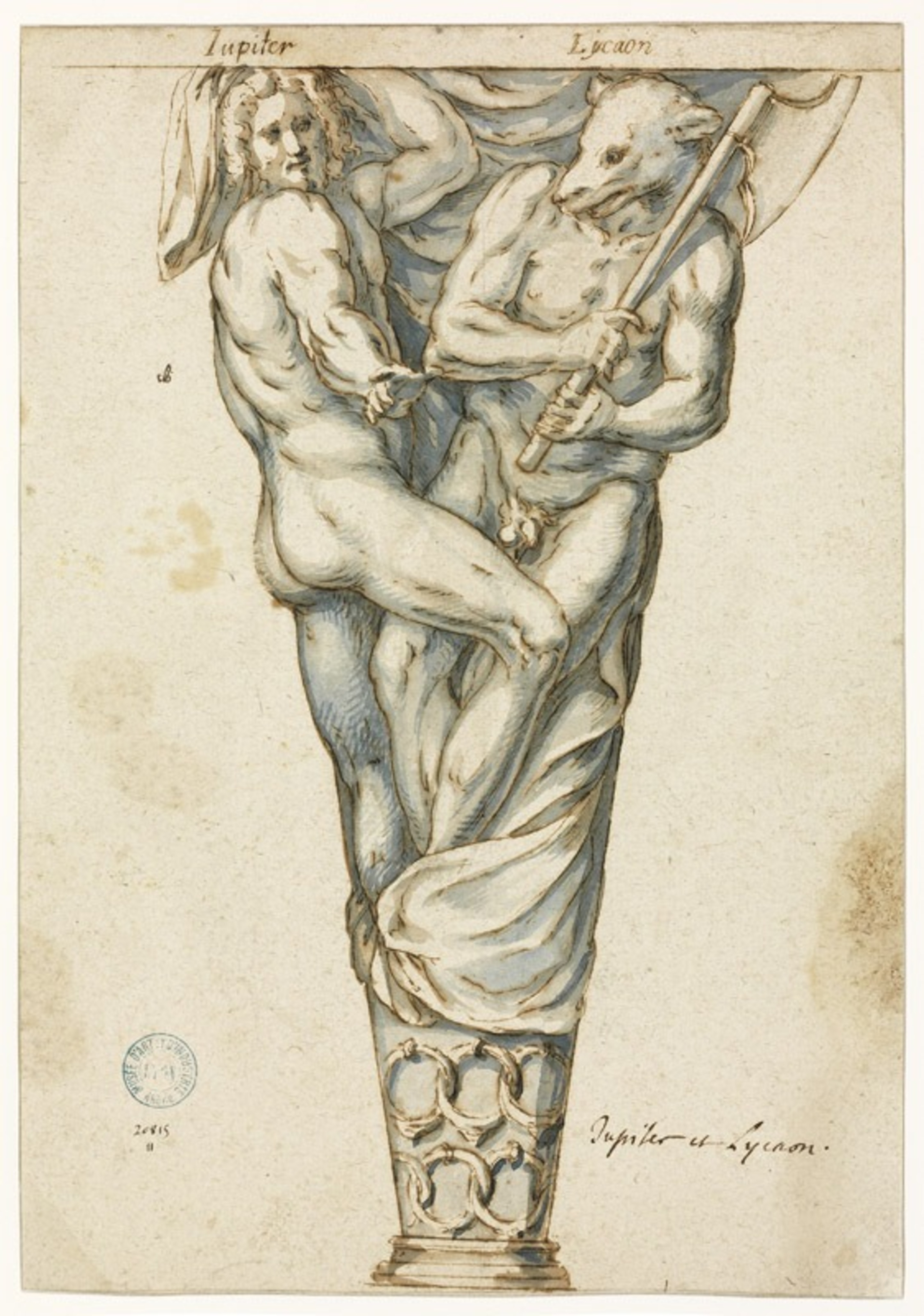 Hugues Sambin, Jupiter et Lycaon, France, 1595. © © Lyon, musée des Tissus – Pierre Verrier