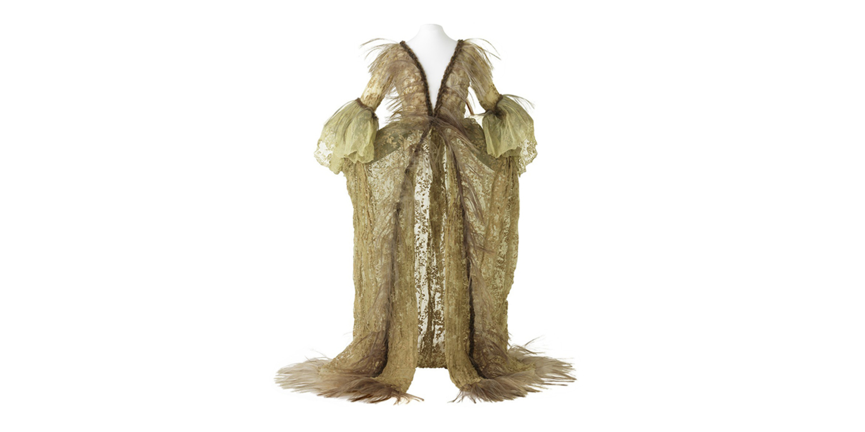 Luc Druez, ombre de robe XVIIIe siècle, Belgique, 2004. © © musée des Tissus – Sylvain Pretto / Pierre Verrier