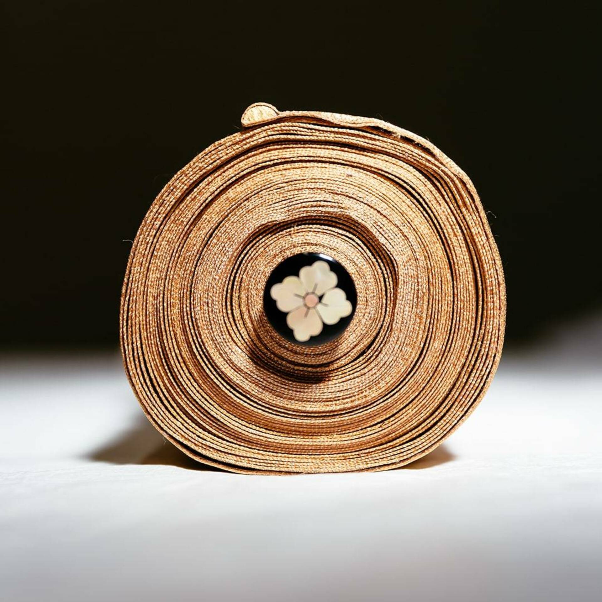 Itarô Yamaguchi, rouleaux tissés du Dit du Genji (détail), musée national des arts asiatiques – Guimet © © Stéphane Rambaud
