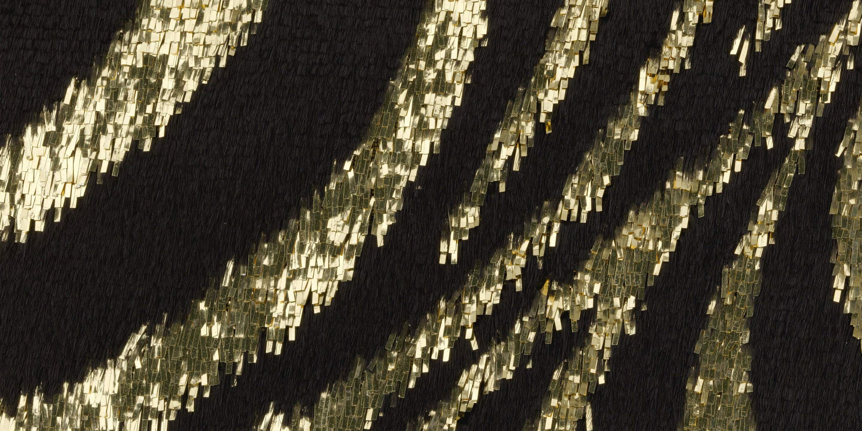 Maison Abraham, Robrac / Velours façonné lamé, Zurich, Lyon, collection hiver 1987-1988. © © musée des Tissus – Pierre Verrier