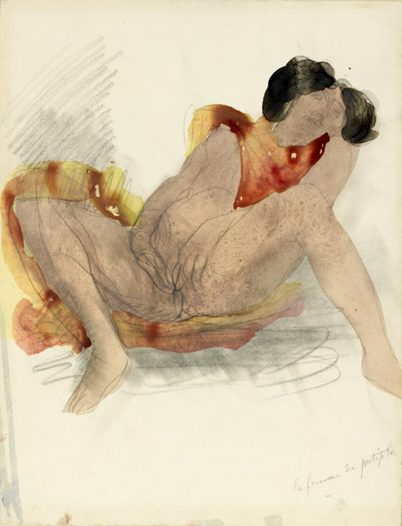 François-Auguste-René Rodin, La femme de Putiphar, Paris, vers 1911. MAD 3277. Legs d’Henriette Bardey, 1960. © © Lyon, musée des Tissus et des arts décoratifs — Pierre Verrier