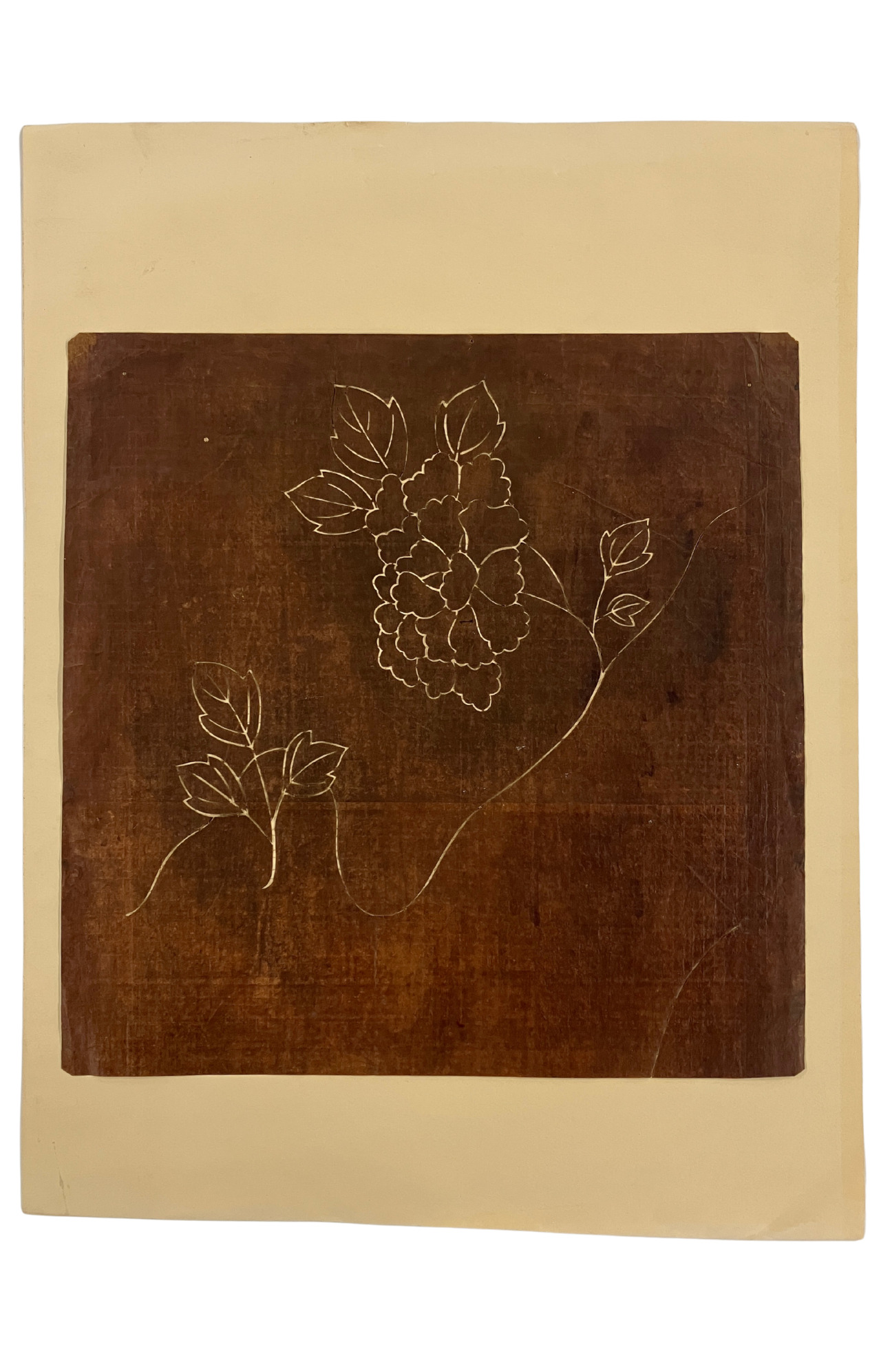 Katagami, Japon, entre 1840 et 1868. MT 2024.10.11. Don de Blanche et Bertrand Bellon, 2024. © © Lyon, musée des Tissus et Arts décoratifs – D. R. 
