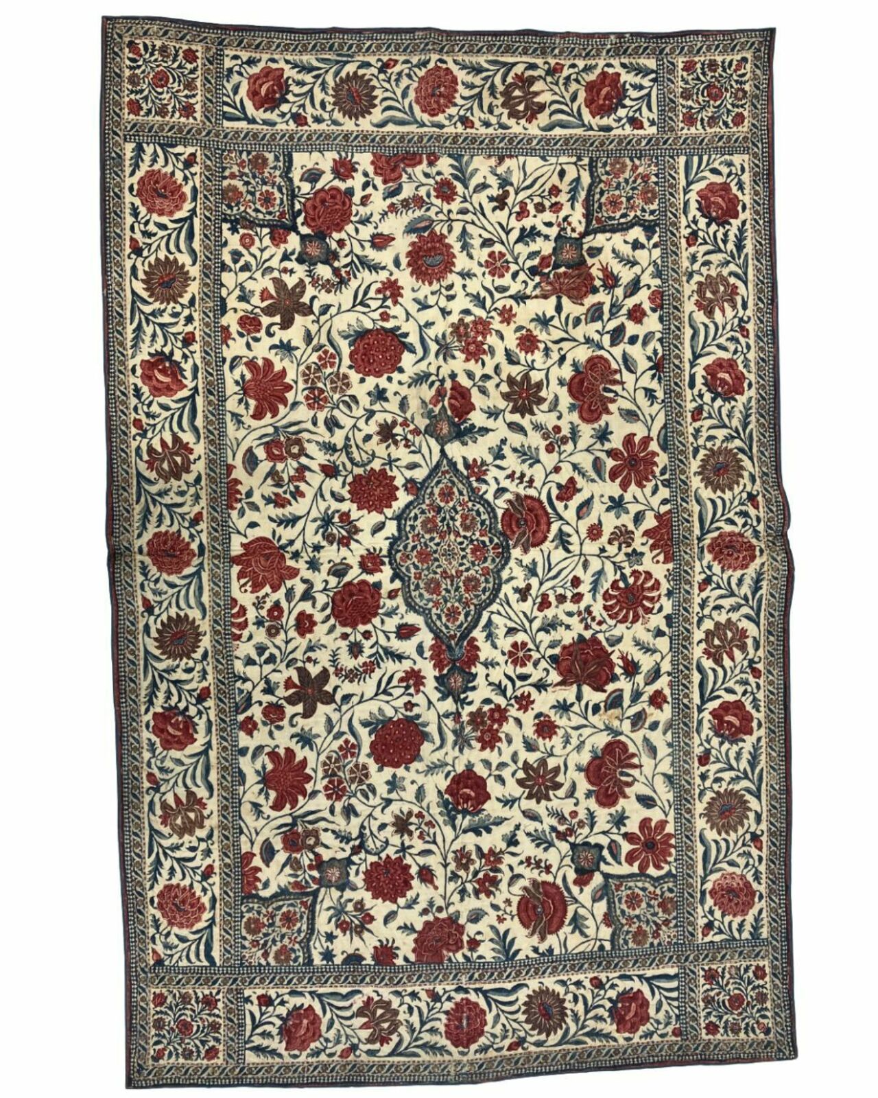Panneau imprimé ou tapis de prière, entre le XVIIIe et le XIXe siècle, Inde ou Iran, MT36222, legs de Jean Pozzi du 2 mars 1971 © © Lyon, musée des Tissus et des Arts décoratifs