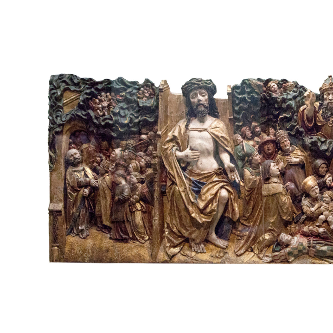 Devant d'autel, scène d'intercession, Michael Zeynsler, vers 1520, MT17486 achat auprès de Théodore Fivel 1886 © © Lyon, musée des Tissus et des Arts décoratifs