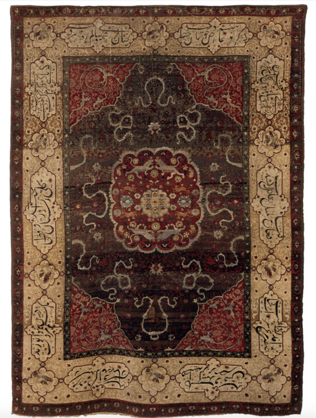 Tapis à médaillon 